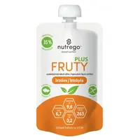 NUTREGO FRUTY PLUS broskev por.sol. 4 x 175 ml