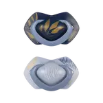 CANPOL BABIES Dudlík silikonový symetrický Light touch GOLD 6-18m modrý 2 ks