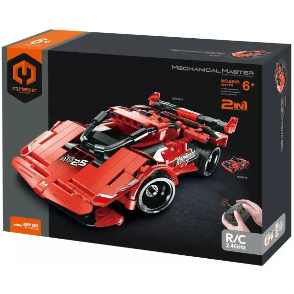 iM.Master Stavebnice auto 2v1 RC na dálkové ovládání 24x10x7 cm