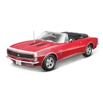 Maisto - 1967 Chevrolet Camaro SS 396 Convertible, červený, 1:18