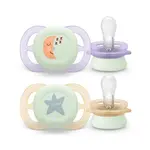 Philips AVENT Dudlík Ultrastart noční 0-2m dívka 2 ks