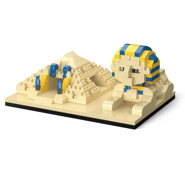 KOCO Stavebnice Pyramida se Sfingou 410 dílků 11,5x8x5,5 cm