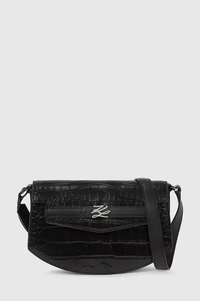 Kožená kabelka Karl Lagerfeld Karl Lagerfeld Studio