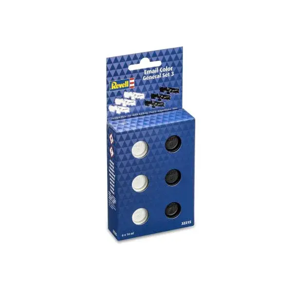 Sada barev Email Color 32215 - General Set 3 - Matná (6 x 14ml)