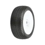 Pro-Line kolo 3.3", pneu Buck Shot M3 Buggy, disk H17 bílý (2)