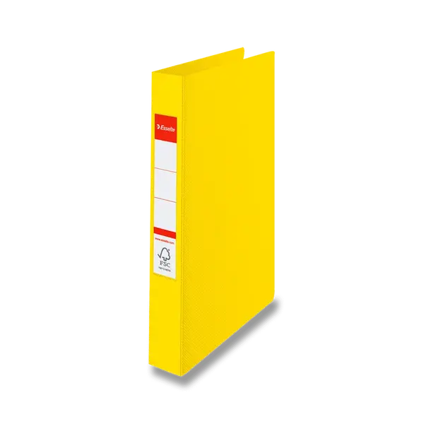 4kroužkový pořadač Esselte, A4, 42 mm - žlutý