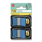 Samolepicí popisovatelné záložky 3M Post-it, 2 x 50 záložek - modré