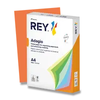 Barevný papír Rey Adagio, intenzivní sytost, 500 listů - oranžový