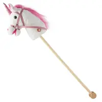 Hobby horse Jednorožec se zvukem a kolečky Nia Baby Mix white