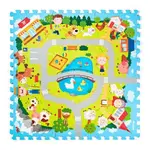 Pěnové Puzzle''Dedina'', 9 ks