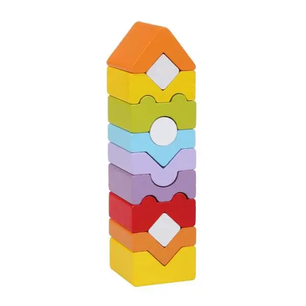 Cubik 14996 Věž XI - dřevěná skládačka 12 dílů