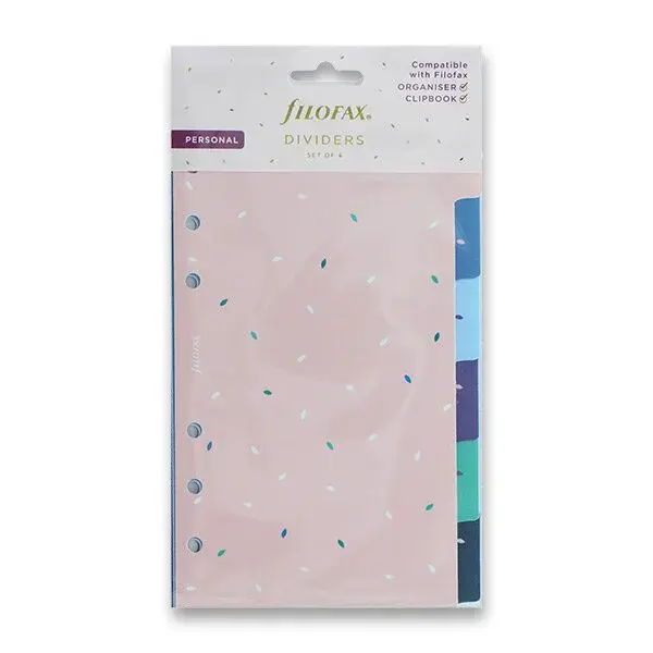 Rozřazovač Garden 6 záložek - náplň osobních diářů Filofax
