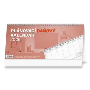 Plánovací daňový kalendář 2026 - stolní