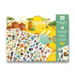 Sada Djeco s protlačovacími obrázky - Savana