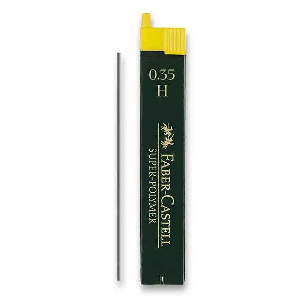 Tuhy Faber-Castell Super-polymer, 0,35 mm tvrdost H