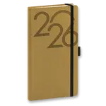 Kapesní diář Presco Ajax 2026 - zlatý