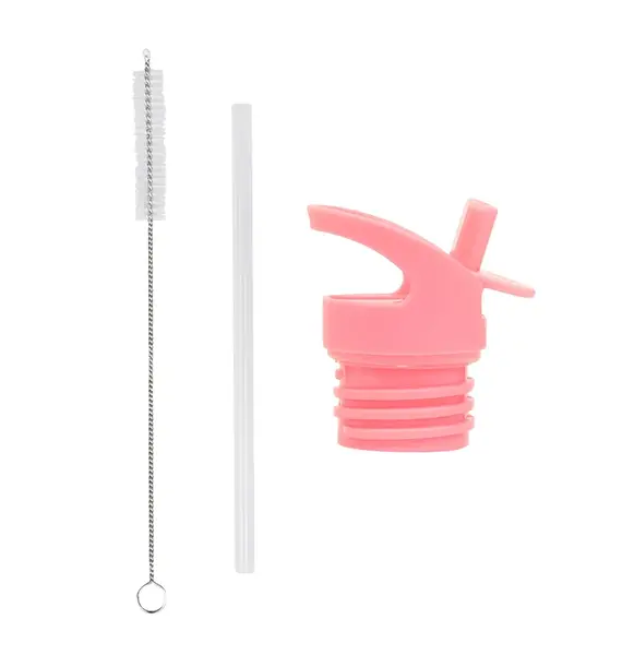 A Little Lovely Company - uzáver, kefka a slamka k antikorovej fľaši - zmrzlina