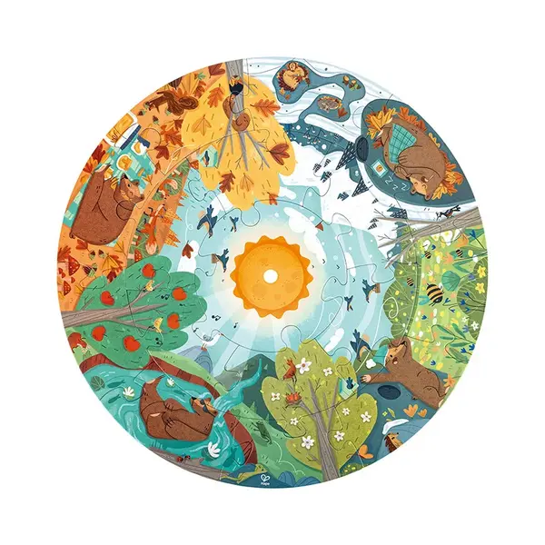 Puzzle - štyri ročné obdobia - 16 ks