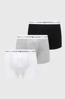 Boxerky Tommy Hilfiger 3-pack pánské, šedá barva, UM0UM02761