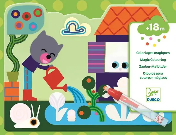 Kúzelné maľovanky – Čo sa skrýva na záhrade?