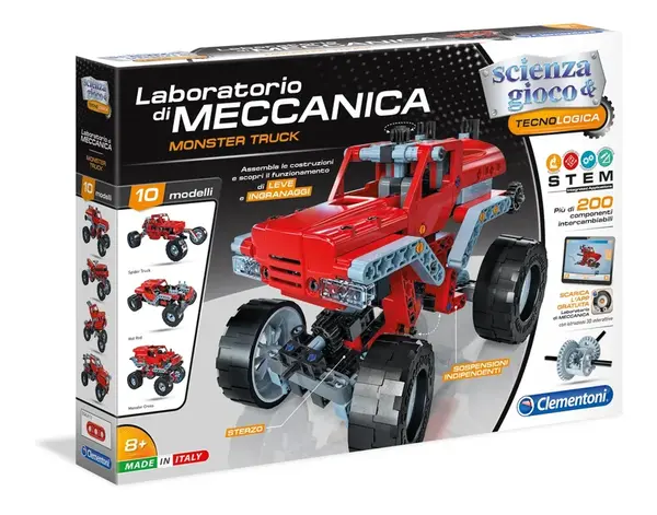 Mechanické laboratórium – Monster truck – 10 modelov – 200 dielikov