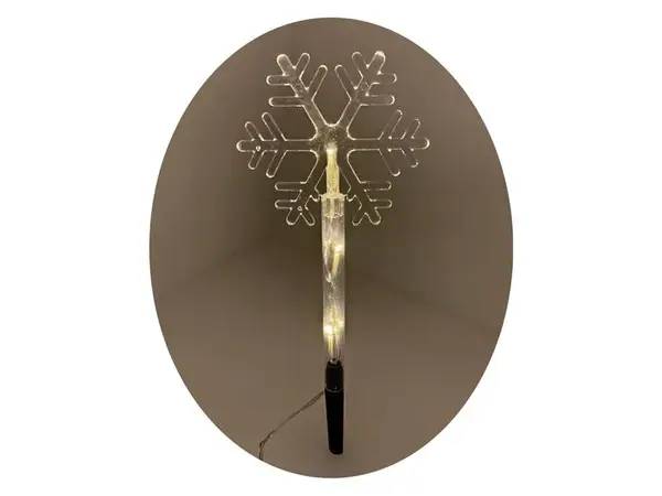 Dekorace vánoční TRIXLINE TR-228V Zapichovací vločka