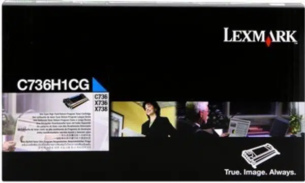 Lexmark C736H1CG azurový (cyan) originální toner
