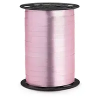 2 x Dárkové stuhy s matným efektem, šířka 7mm, délka 250m, růžová