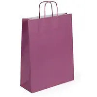 50 x Dárkové papírové tašky UNO fialová, 250 x 320 x 110 mm