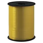 3 x Dárkové stuhy standardní, šířka 7mm, délka 500m, zlatá