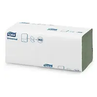 Papírové ručníky TORK, sklad typu ZZ, 250x230mm, jednovrstvé, zelené