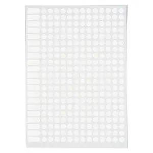 5 x Samolepicí, značkovací kolečka Ø 8mm, bílá, 294ks na archu