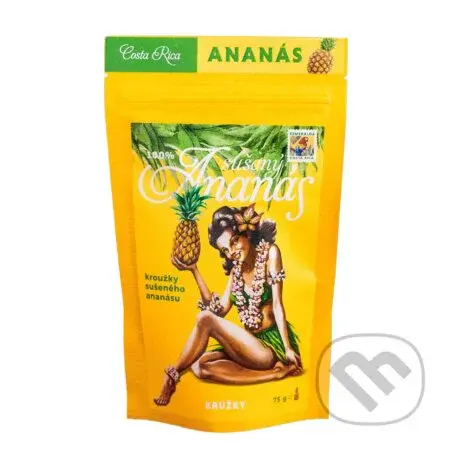 Sušený ananás Esmeralda (225g krúžky) - Costa Rica