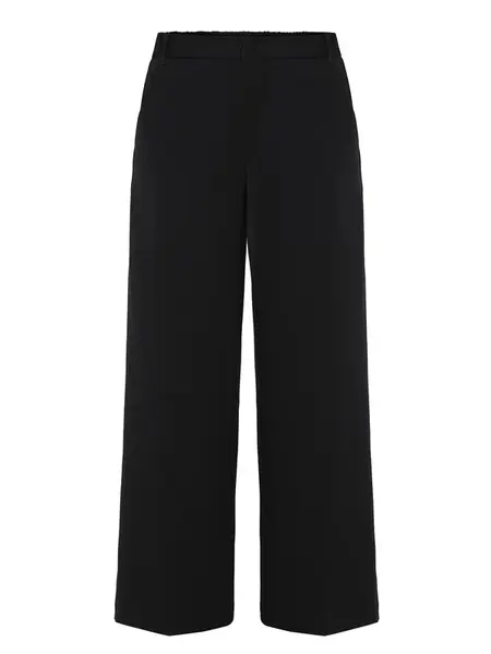 TATUUM Nohavice s pukmi 'Luzo'  čierna