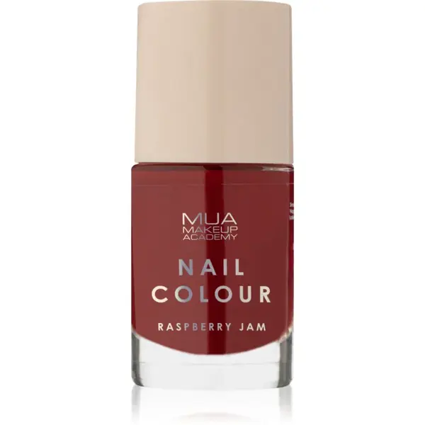 MUA Makeup Academy Nail Colour lak na nehty odstín Raspberry Jam 10 ml