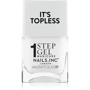 Nails Inc. It’s Topless gelový lak na nehty pro dlouhotrvající efekt odstín Reese 14 ml