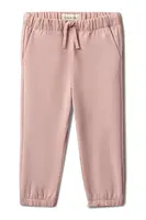 Dětská tepláková souprava Calvin Klein Jeans růžová barva, IN0IN00347