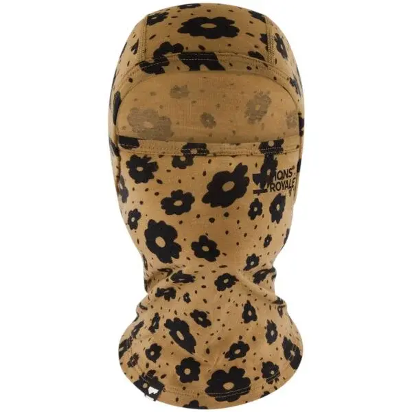 MONS ROYALE SANTA ROSA MERINO BALACLAVA Dámska funkčná kukla, hnedá, veľkosť