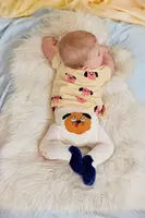 Kojenecké punčocháče Mini Rodini Doggie bílá barva, 26160117