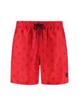 Shiwi Plavecké šortky 'Mike'  červená / čierna