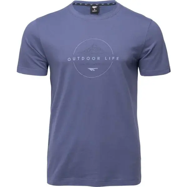 Hi-Tec HOGAN Pánské bavlněné triko, modrá, velikost