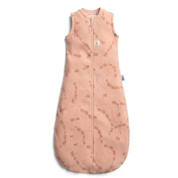 ERGOPOUCH Vak na spaní organická bavlna Jersey Elephant Parade 3-12 m, 6-10 kg, 0,2 tog