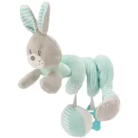 BABY MIX KRÁLÍK Hračka na postýlku, světle zelená, velikost