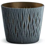 Kvetináč Sandy okrúhly 190 – antracit Eco