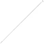 Vázací pásky 4.8 x 300 mm bílé, nylon, 100 ks.