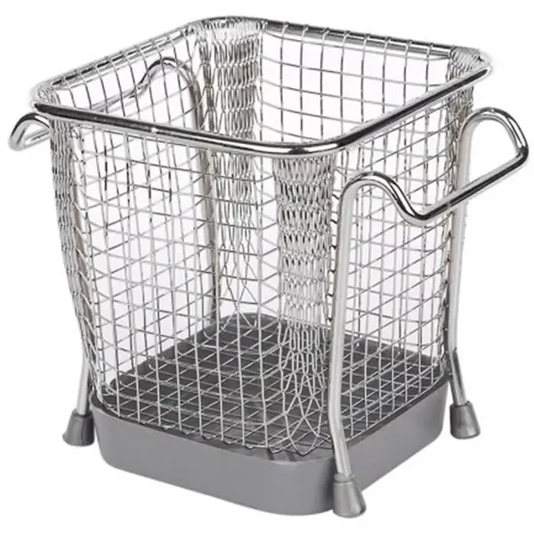 Odkvapkávač na príbor 12x16x13 cm nerez