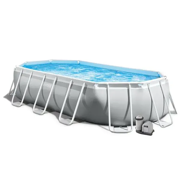 Bazén Prism Frame Oval 6.10 x 3.05 x 1.22m s filtrací 26798NP