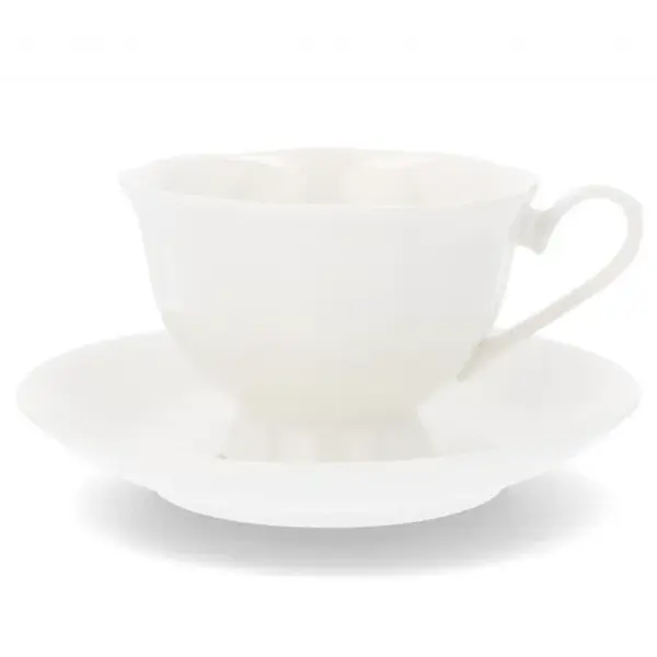 Sada 6 šálků 180 ml s podšálkem