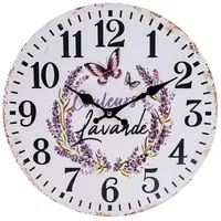 Dřevěné nástěnné hodiny 34 x 34 x 1 cm HLC6064