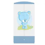 Skříň Babydreams modrá - Modrý medvídek